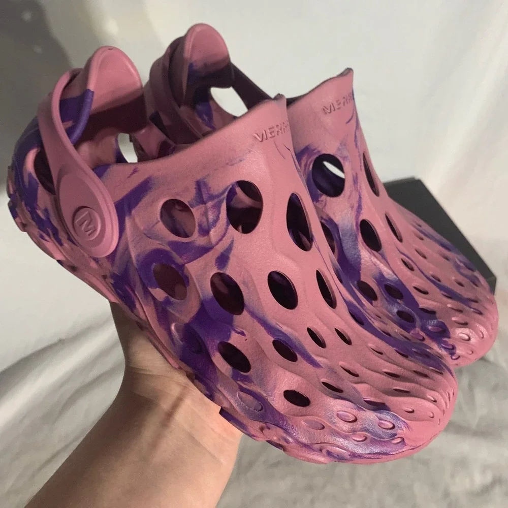 Merrell Hydro Moc Pink Purple Crocs Kids Size 3